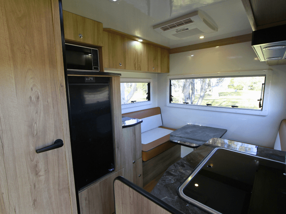 Long Weekend motorhome interior overview