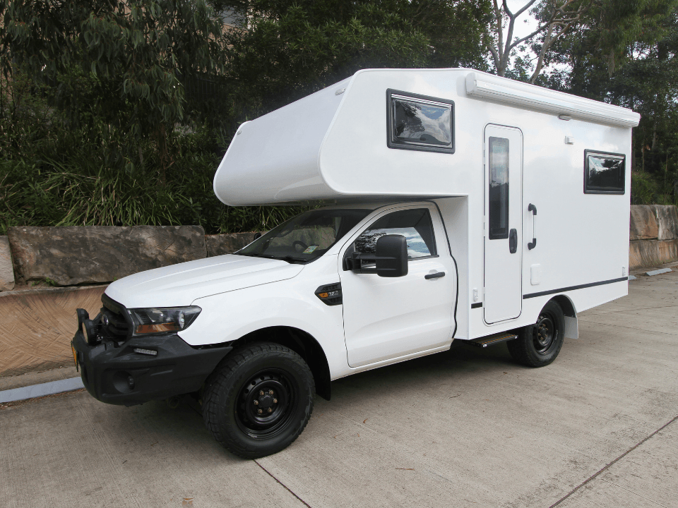 Long Weekend by Smidge compact 4x4 motorhome — front exterior view