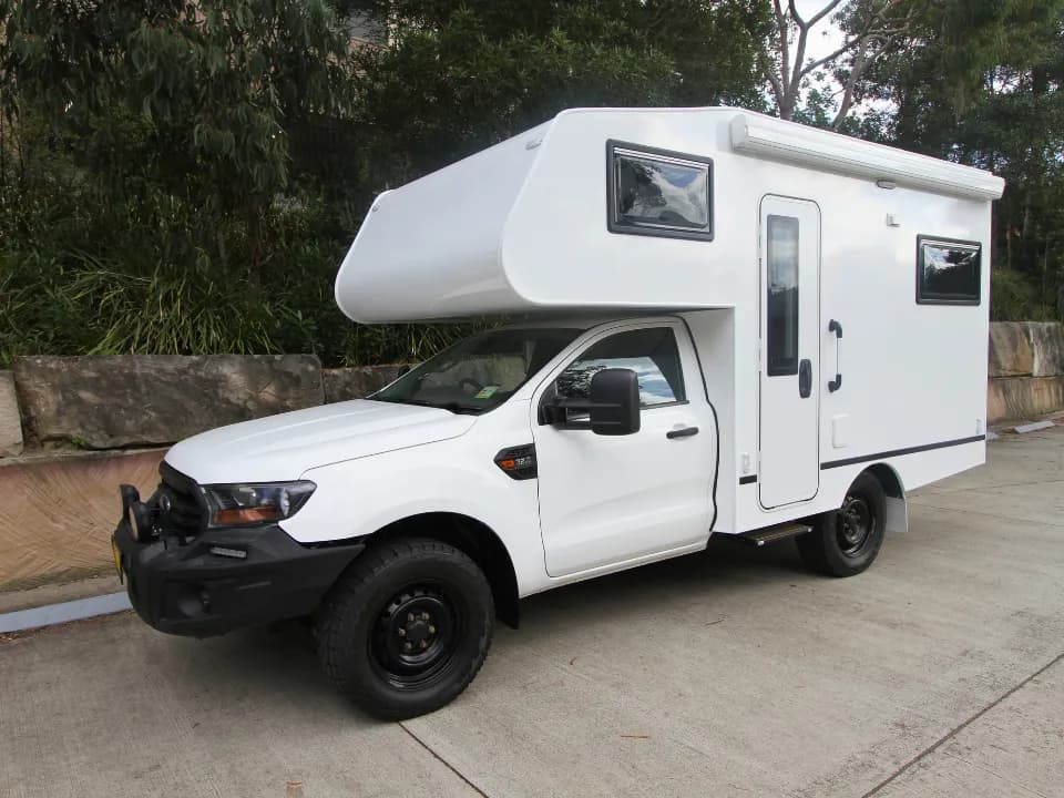 Long Weekend by Smidge compact 4x4 motorhome — front exterior view